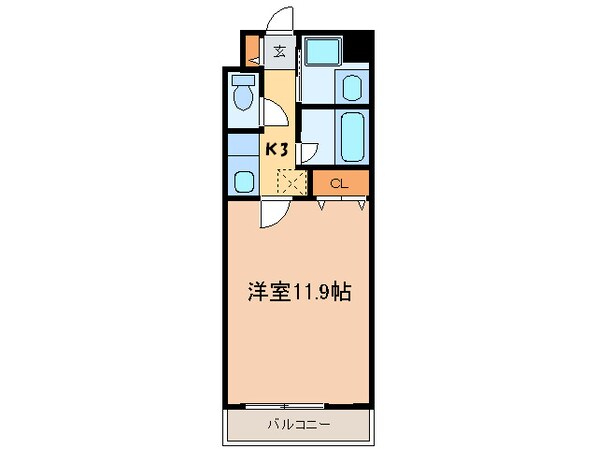 新栄ア－バンハイツの物件間取画像